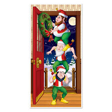 Beistle Christmas Elves Door Cover 80cm by 13cm Multicolor.