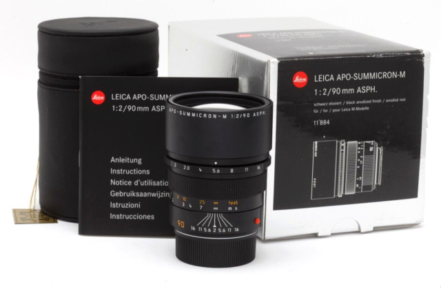 Leica APO-SUMMICRON-M 90mm Focal Camera Lenses for sale | eBay