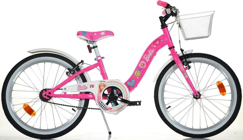 Dino Bikes Barbie 20" Bicicletta per Bambini - Rosa (204R-BAR)