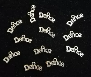 Tibetisches Silber Charm (silberfarben) - Tanz (klein) ☆ 12 Stück - Bild 1 von 4