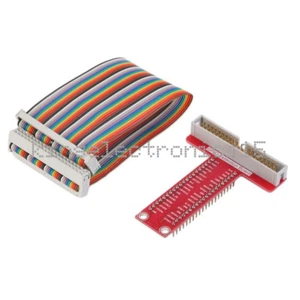 T-Form Breakout Expansion Board + 40Pin GPIO Kabel für Raspberry Pi 2、B+ - Bild 1 von 4