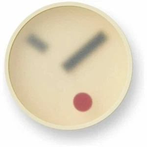 Lemnos Wall Clock Kehai Small Japanese Modern Minimalist Design 130x55mm - Picture 1 of 33