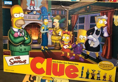 Juego de mesa The Simpsons Clue 2ª edición 2002 Parker Brothers Foto 1 de 4