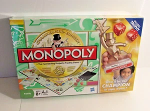 Monopoly Championship Edition Board Game Parker Bros-Includes Trophy-New Sealed  - Picture 1 of 6