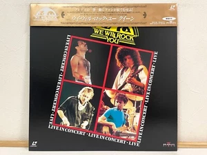 Queen - We Will Rock You 1981 Laserdisc LD Japan BVLP-68 avec Obi - Photo 1/4