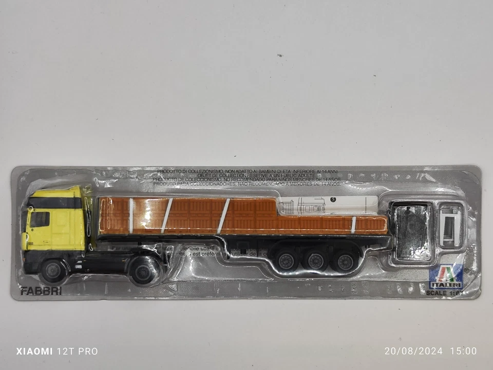 Camion DAF 95 XF - casse legno - 1:87 Fabbri-Italeri C45 - Immagine 1 di 1