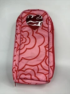 Battat 18" Pink Red Floral Zip Backpack Storage Carrier Fits American Girl Doll - Picture 1 of 6
