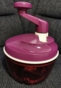 Tupperware Tupper Quick Chef 3 lila mit Rezeptheft mixen rühren aufschlagen - Bild 1 von 10