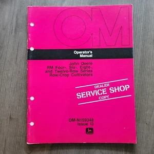 Manual del operador para John Deere RM fila cultivador de cultivos taller de reparación propietario de servicio - Imagen 1 de 5