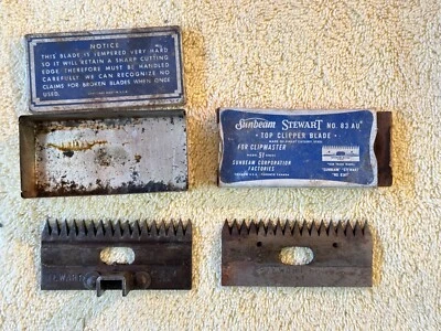 Par de cabezales cortapelos Stewart Sunbeam Vintage ClipMaster 83AU C71M de colección Foto 1 de 4
