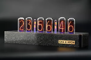 Synthetic Granite Case for IN-18 Nixie Tubes Clock - Picture 1 of 6