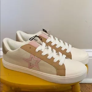 No boundaries nwt size 10 Stylish Women's Sneakers in Pink and Tan - Picture 1 of 6