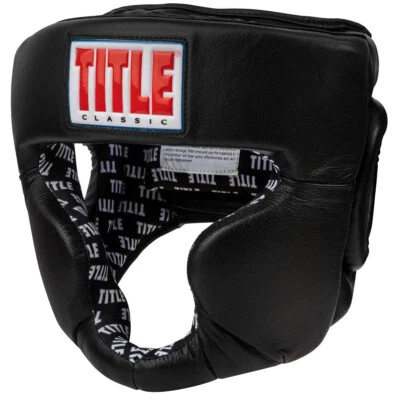 Title Boxing Classic Full Coverage Training Headgear 2.0 - Black - Image 1 of 4