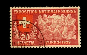 1939 Switzerland - 20c Swiss National Exposition French - Used - Picture 1 of 1