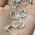 Wholesale DIY Lever Back Earring Findings Sliver Plated loo French Ear Clip New