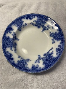Antique Flow Blue Burgess & Leigh. Athol Pattern Soup Plate, 10.5” - Picture 1 of 7
