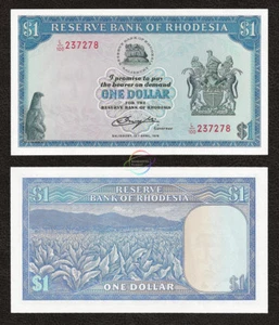1 dólar Rhodesia 1978 P-34c sin circular - Imagen 1 de 1