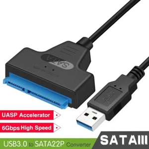 Pin Sata III External 2.5 Inch HDD SSD USB 3.0 To SATA Converter Cable Adapter - Zdjęcie 1 z 11