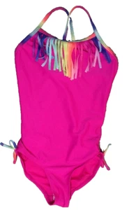 So Girls One Piece Pink Bathing Suit UPF 50+ Size 4 -NEW $30 - Picture 1 of 2