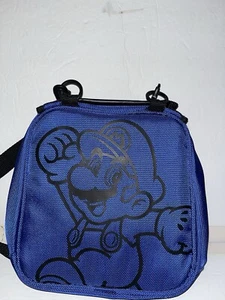 Blue Mario Nintendo 3ds Carrying Bag/Case Pre Owned - Picture 1 of 13
