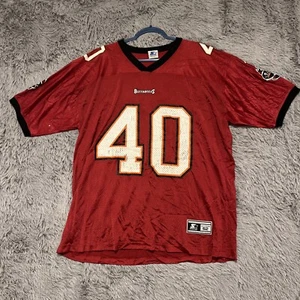 Tampa Bay Buccaneers Jersey Alstott Starter Mens Size 2XL 52 Red - Picture 1 of 10