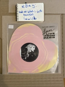 Taylor Swift: Lover Live From Paris Limited HeartShape Vinyl💿⭐️ RM TRACKED48✅ - Picture 1 of 12