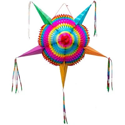 Mexican Piñata (Large 32 inches) - Authentic Handmade Foldable Large Pinata - Image 1 of 4