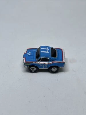 Coche de carreras vintage Galoob Micro Machines 65 Ford Mustang #11 azul/rojo Foto 1 de 4