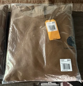 Carhartt Lightweight Graphic Long Sleeve Hoodie Kids Brown Size Large 14-16 NWT - Picture 1 of 1