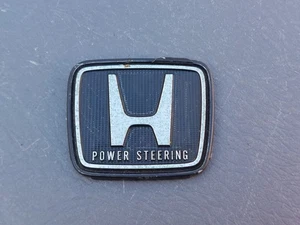 1980s-1990s Honda Civic CRX Factory Steering Wheel Badge OEM horn button emblem - Foto 1 di 6