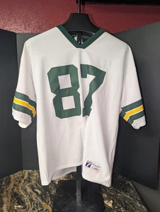 Vintage 90s Logo 7 Green Bay Packers Reggie White Football Jersey Size Large - Picture 1 of 4