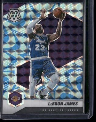 2020-21 Panini Mosaic #81 LeBron James Mosaic Reactive Blue - Image 1 of 2