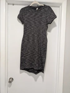 Lululemon &Go Where-To Kleid Damen Größe 6 grau meliert schwarz grau Reißverschlusstasche - Bild 1 von 7