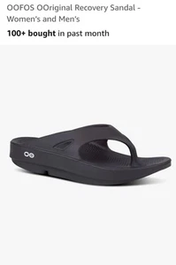 OOFOS Recovery Sandals Black, Women's Size 11 Fast Shipping! - Picture 1 of 1