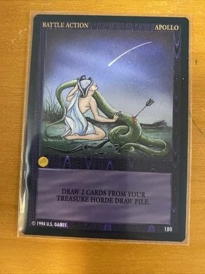 Wyvern CCG 1994 Battle Action Apollo #180 NM Pack Fresh - Image 1 of 2