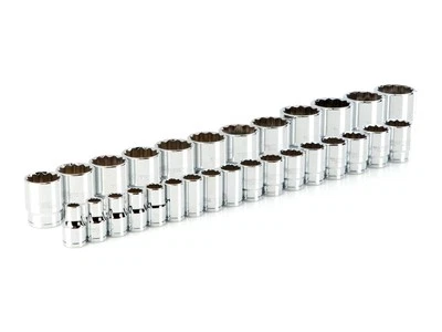 1/2 Inch Drive 12-Point Socket Set, 29-Piece (10-38 Mm) | SHD92012Opens - Image 1 of 4