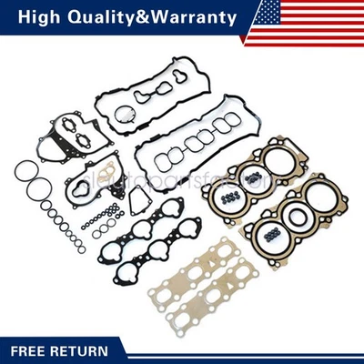 Juego de juntas de culata para Nissan Altima Máxima Murano Quest 2007-20 3,5 L DOHC VQ35DE Foto 1 de 4