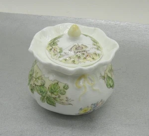 Vintage Royal Doulton Brambley Hedge "Spring" Lidded Sugar Dish 1990 Collection - Picture 1 of 9