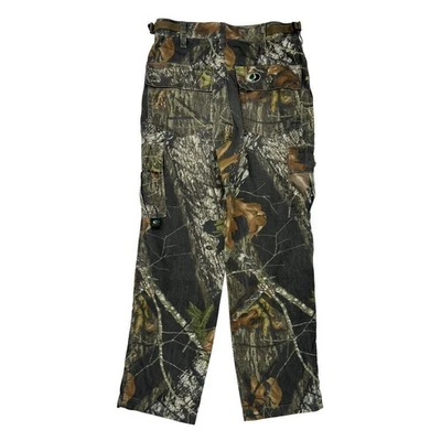 Pantalón cargo Youth Explorer roble musgo camuflaje pantalones cargo - 28W 25L algodón camuflaje azul Foto 1 de 4