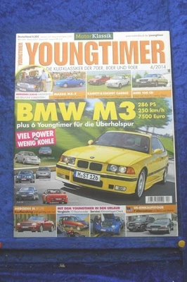 YOUNGTIMER 4/14 BMW M3 Mazda MX-5 Audi 100 CD SL R129 Kadett Cabrio Escort 944 - Immagine 1 di 2