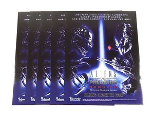Lot of (5) 2007 Inkworks Alien vs Predator Requiem Trading Card Promo Sell - Picture 1 of 2