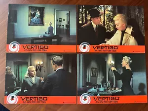 Alfred Hitchcock VERTIGO lobby cards 4 original vintage Germany re-release - Picture 1 of 6