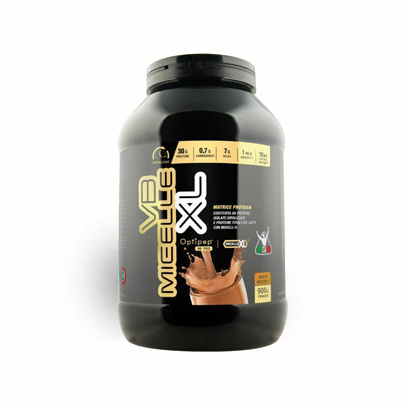 NET INTEGRATORI NET VB MICELLE XL blend proteico formato 900g gusto WAFER NOCCIOLA
