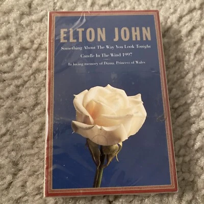 ELTON JOHN - Candle in the Wind 1997 / Something About Cassette Tape SEALED - Image 1 of 4