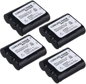 4 Pack 3.6V 1500mAh Rechargeable Battery for KX-FPG372 KX-TG2227 KX-TG5100 P511 - Zdjęcie 1 z 4