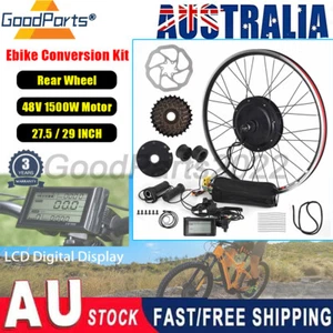 ebike Conversion Kit 48V 1500W Motor Electric bike Rear Wheel 27.5inch 29inch AU - Picture 1 of 26