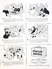 Print Ad Statler Hotels 1945 10.5X13 Food Rationing Tony Barlow Cartoon Wwii