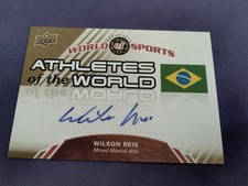 Wilson Reis 2010 Upper Deck World Of Sports Athletes Of The World Auto AW-89