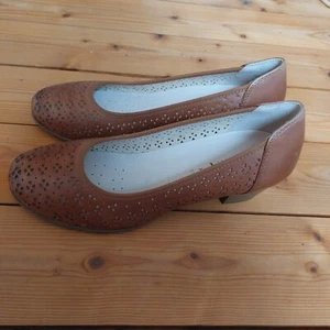 Mona Pumps Weite H - Größe 40 / 6,5- braun / cognac - luftig - NEU ! - Bild 1 von 8