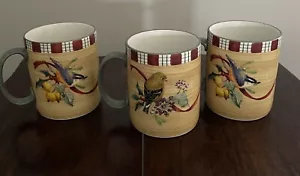 LENOX Auguri Invernali Everyday Bird Set Caffè Se 3 Tazze Vacanze Natale - Foto 1 di 5